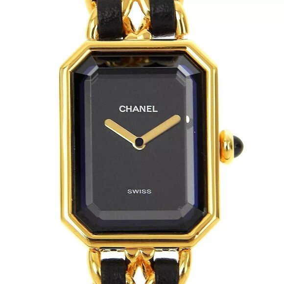 CHANEL Premiere S Watches H0001 gold/black blackDial Plated Gold/leather Q.. - Picture 7 of 9